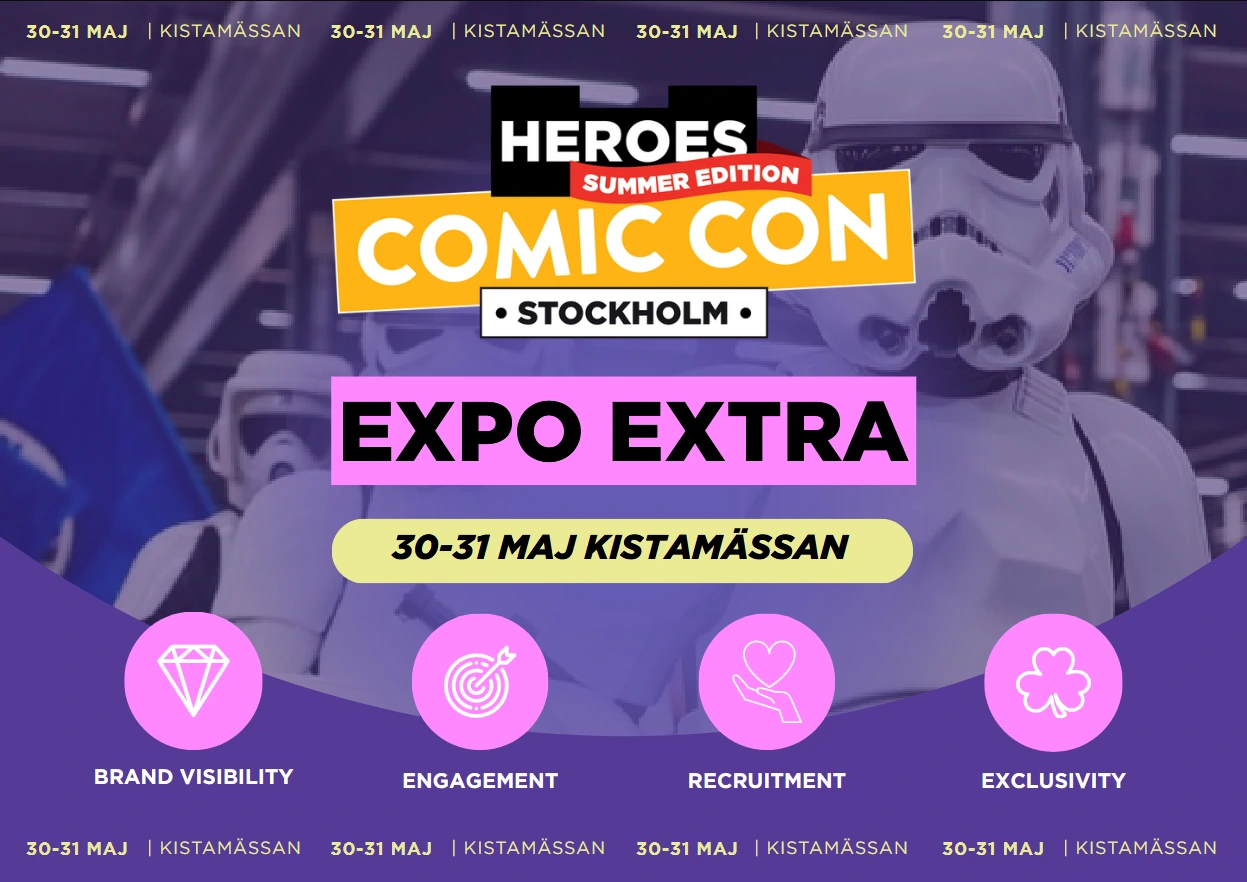 Brightland Maze deltar på Comic Con